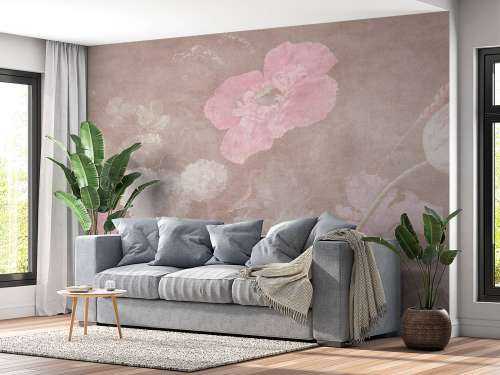 Barockblumen-Stillleben - vintage pastell