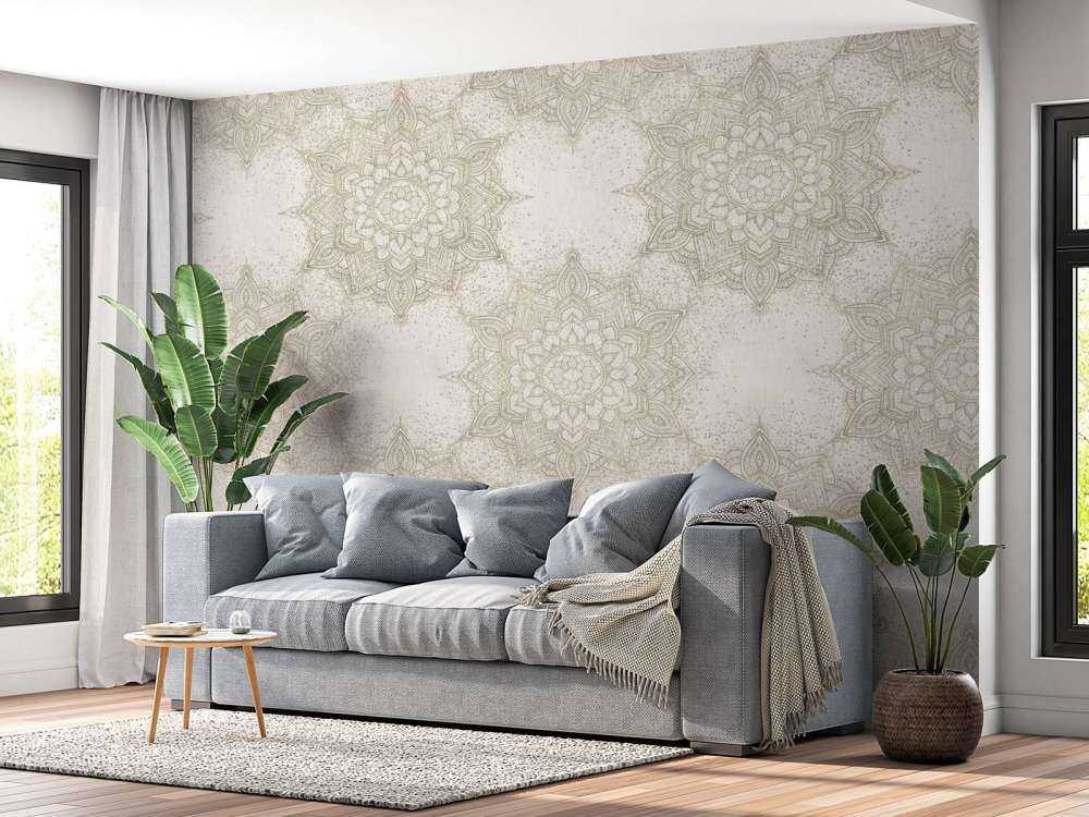 Marrakesch-Magisches Mandala - beige