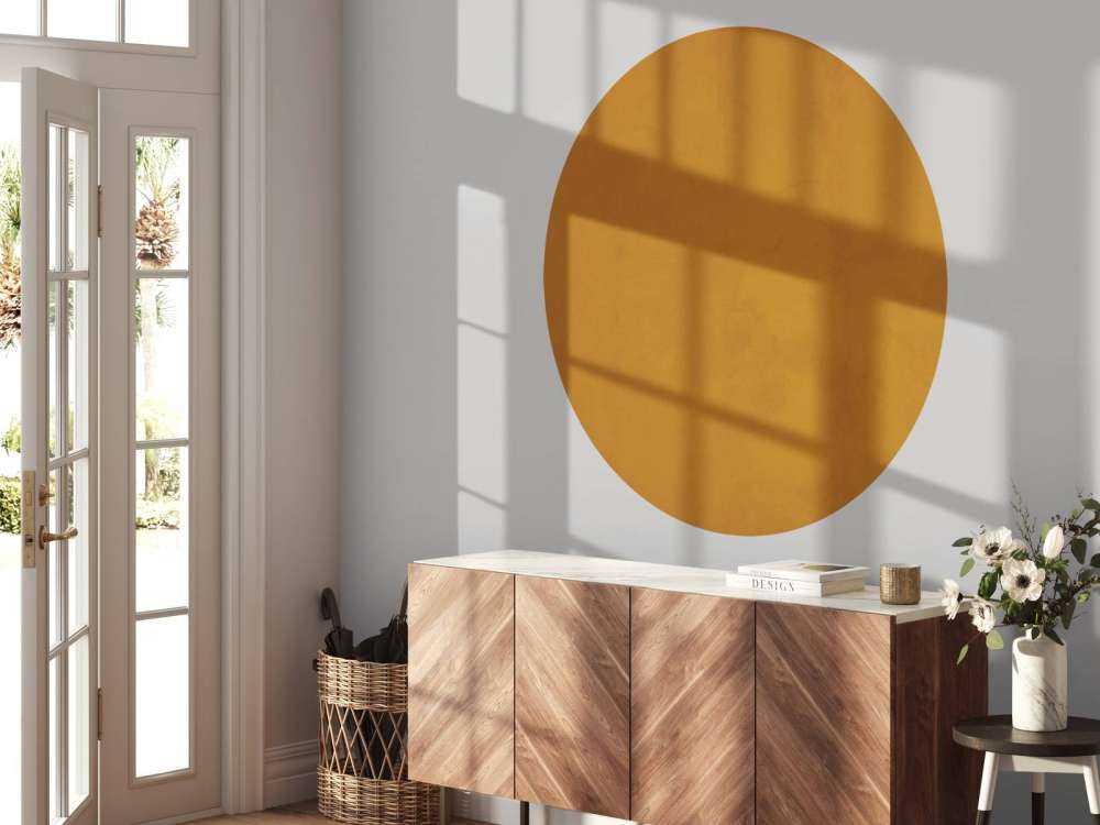 Orange farbener Beton
