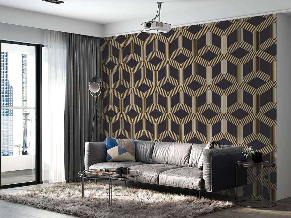 Illusionsmuster Art Deco