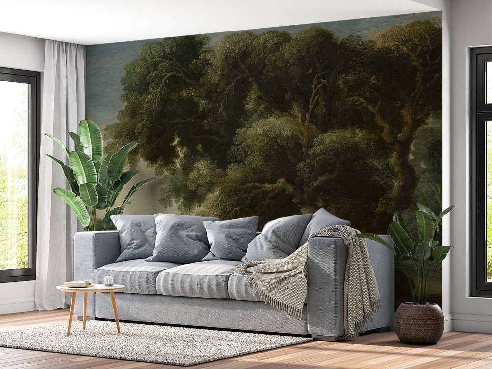 Vorstellbare Waldlandschaft