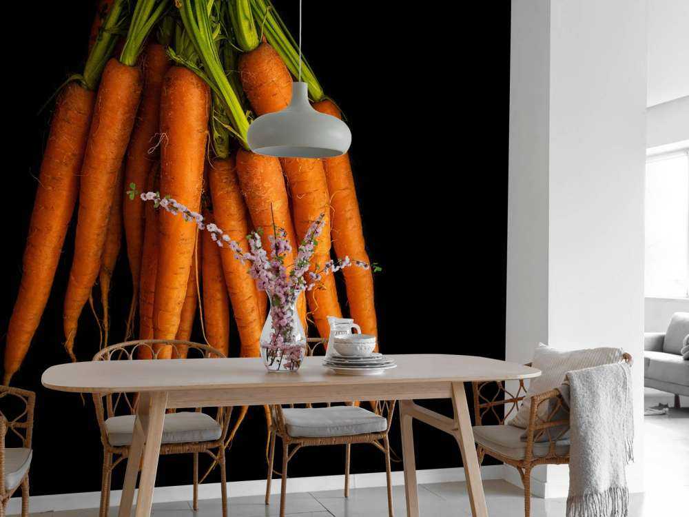 Orangene Wurzeln