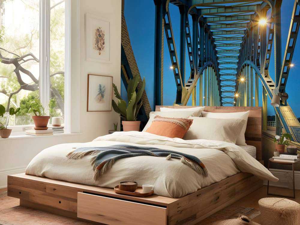 Stahlbogenbrücke