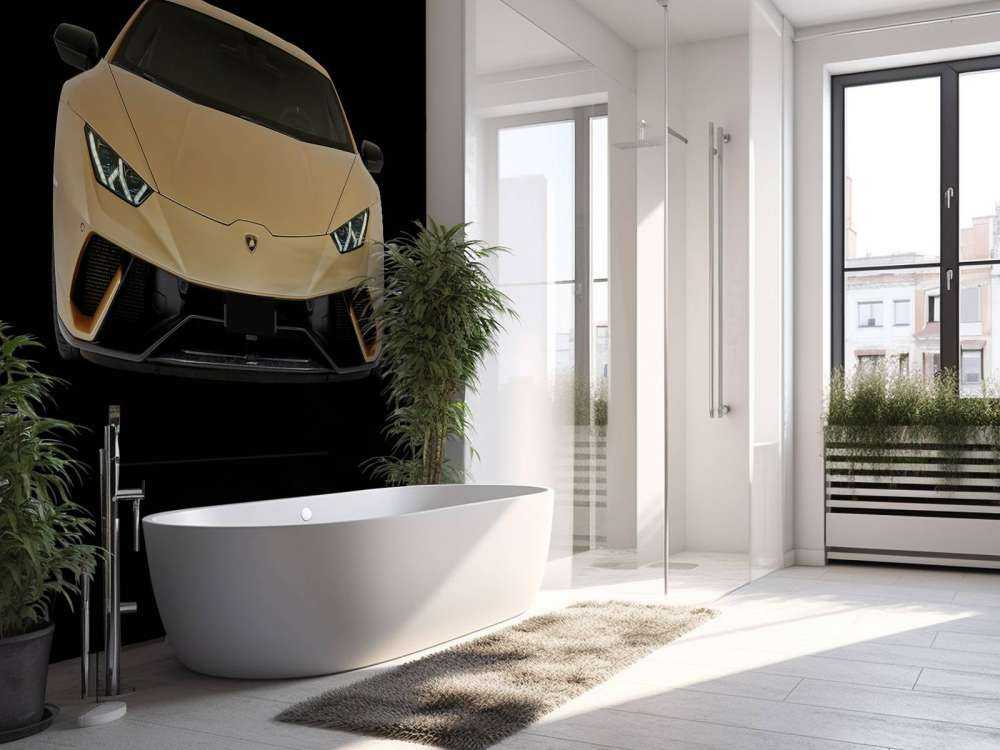 Lamborghini Huracán - Front, schwarz