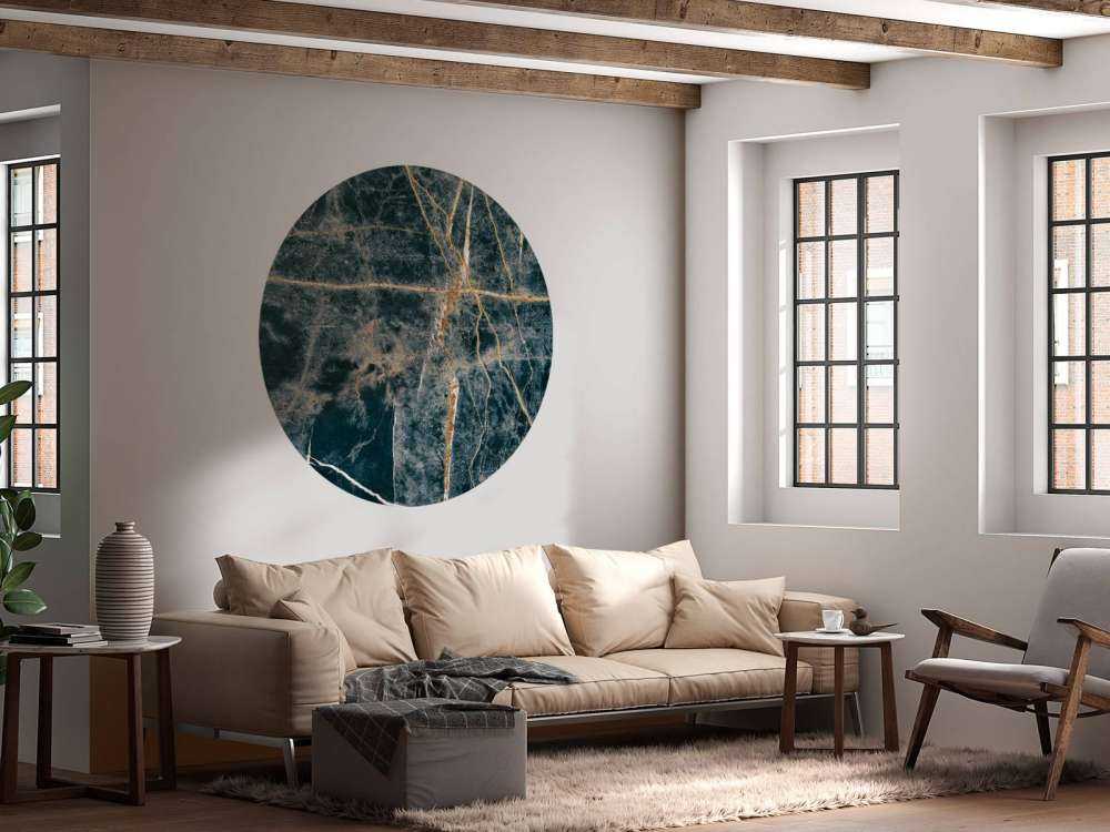 Robuster blauer Marmor