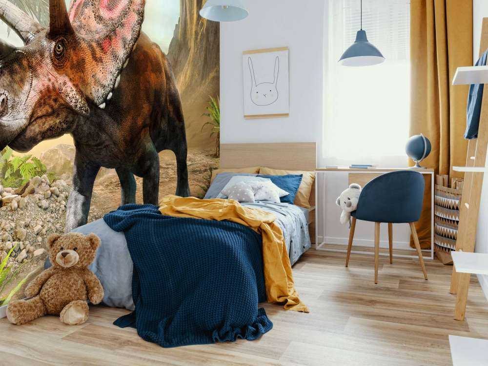 Torosaurus im Wald