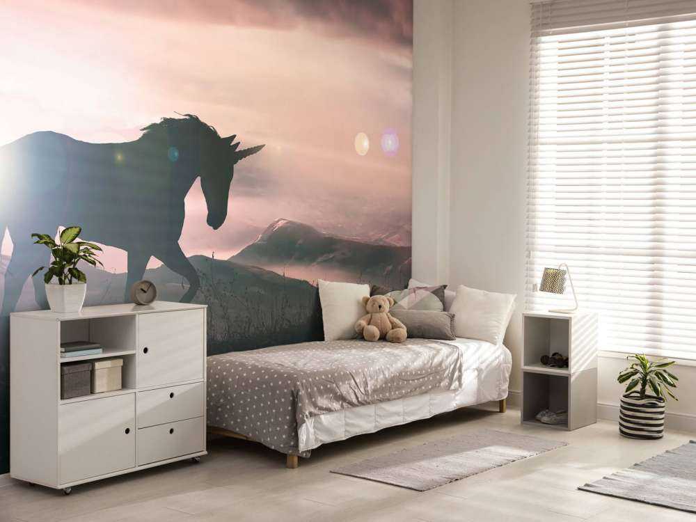 Einhorn bei Sonnenuntergang