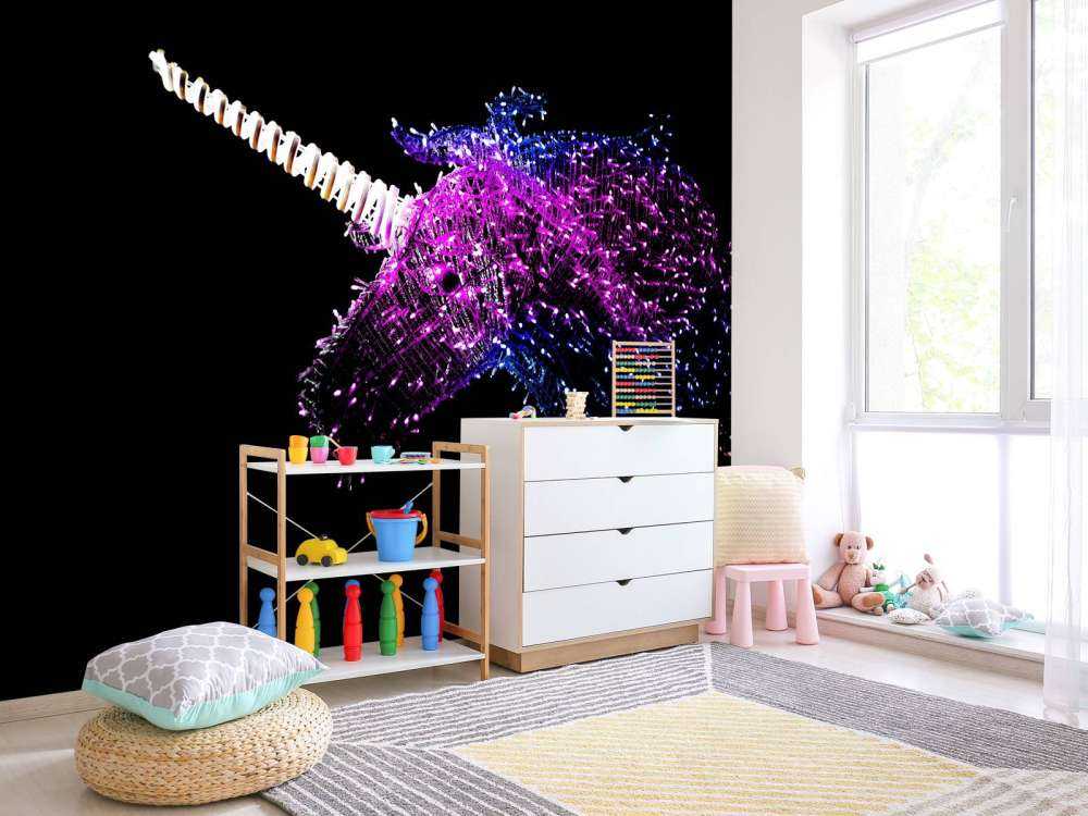 Leuchtendes Einhorn