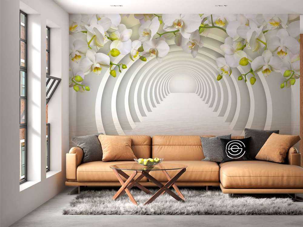 Tunnel mit Orchideen