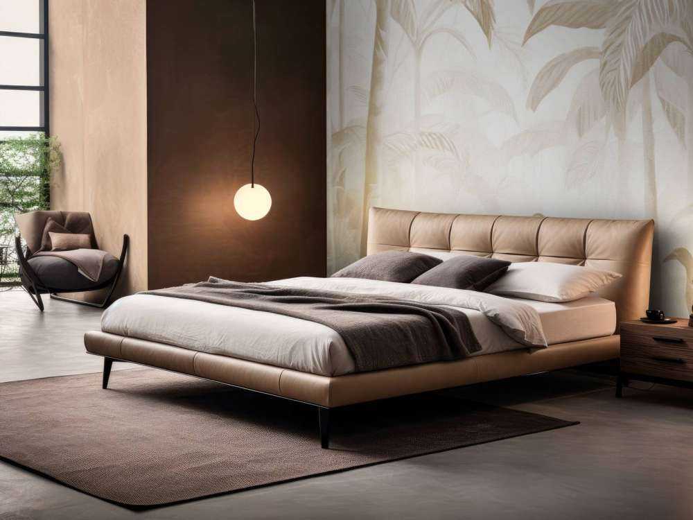 Verborgener Dschungel mit Ibis, taupe