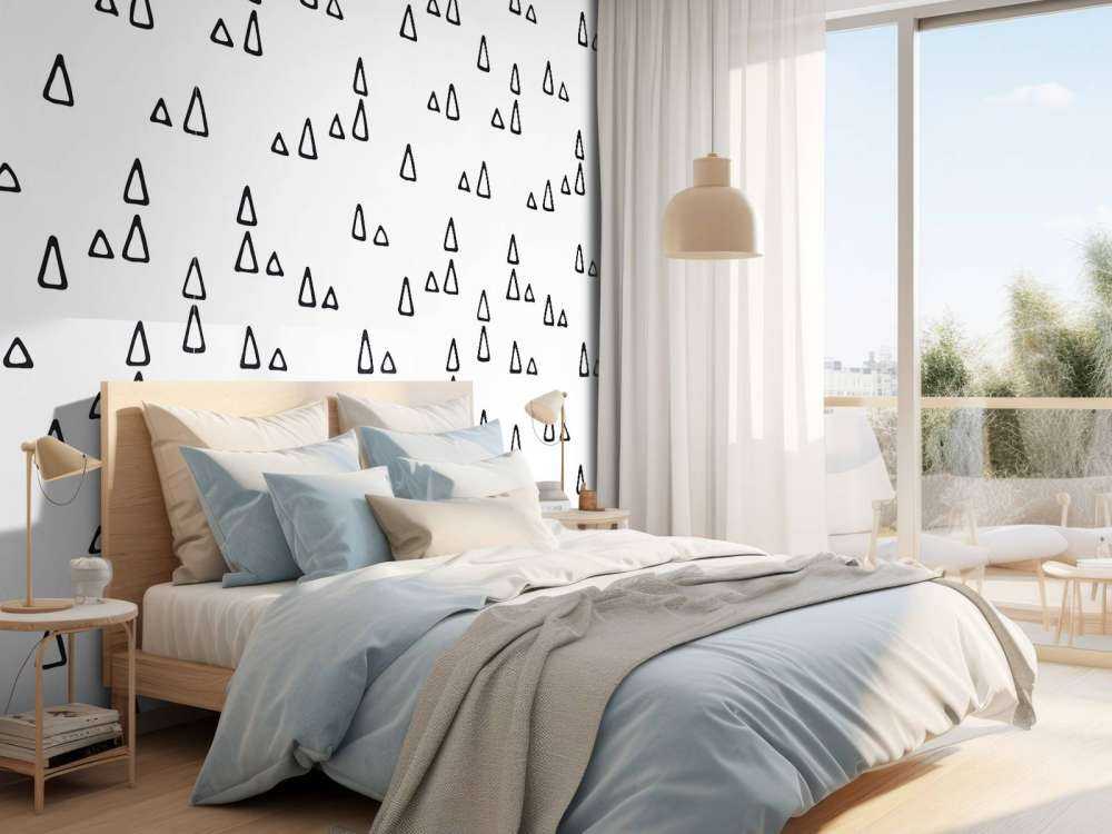 Schwarz-weiße Dreiecke