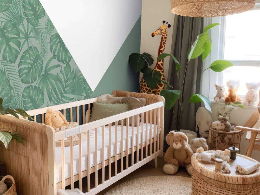 Dreiecke mit Dschungelmuster