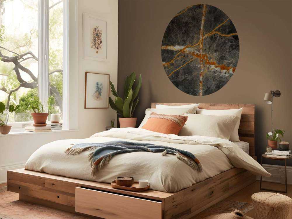 Marmor mit Kupferton