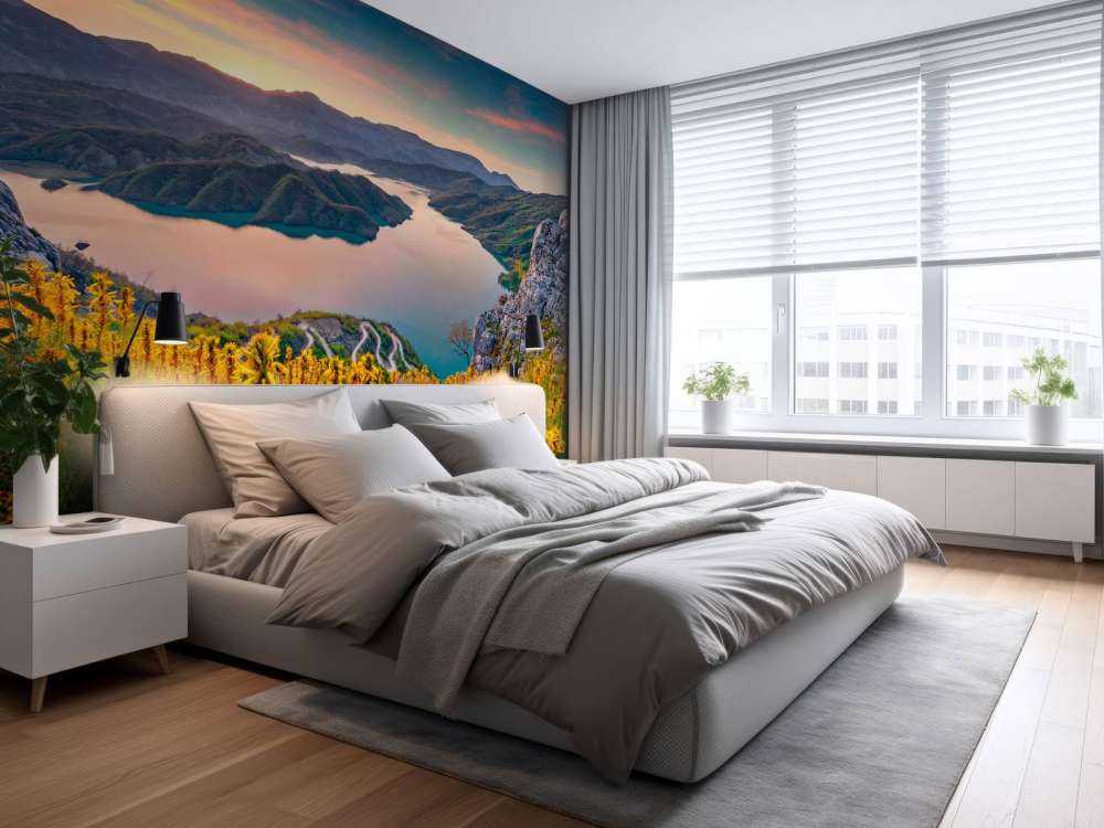 Sonnenaufgang auf dem Bovilla See