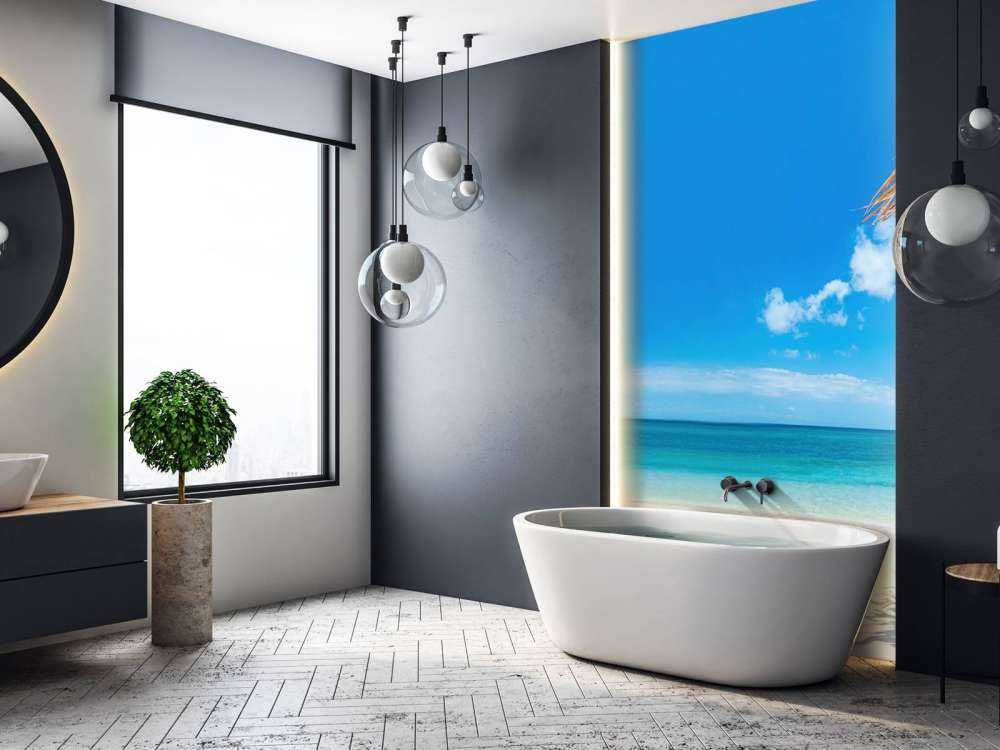 Liegestühle am Strand