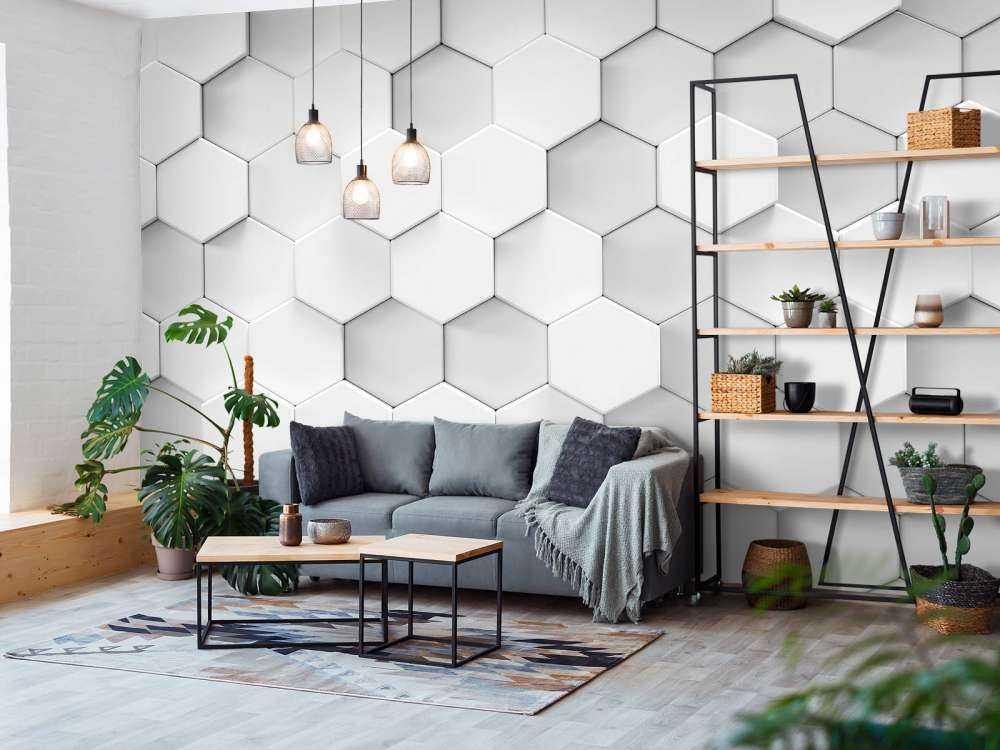 Geometrische Honigwabe