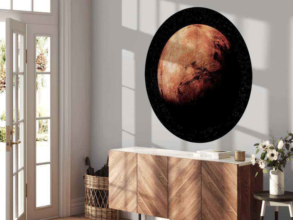 Orangefarbener Planet