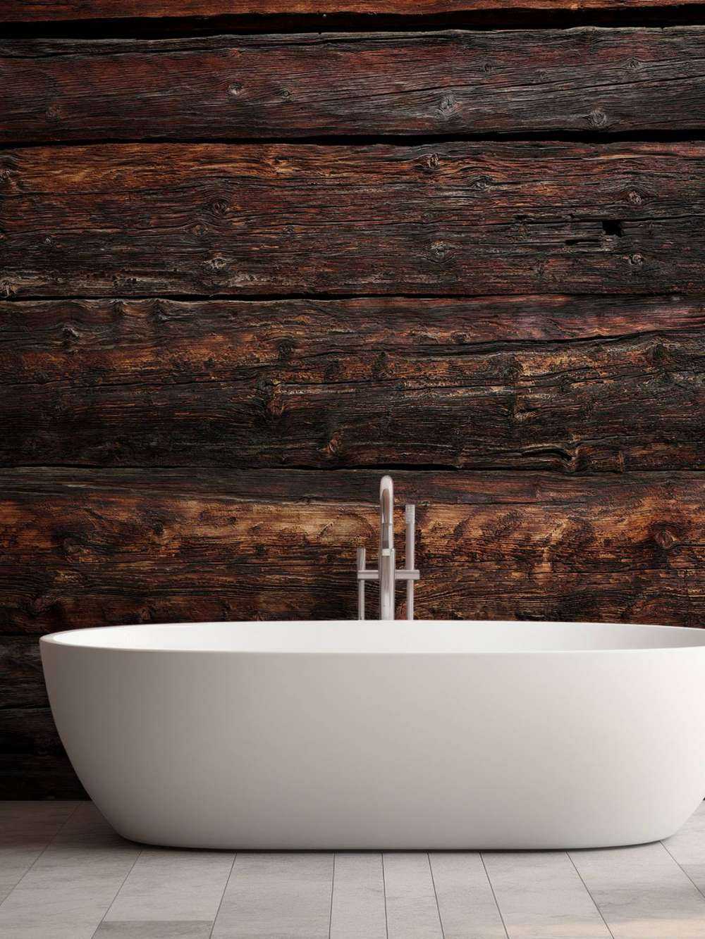 Verbranntes altes Holz