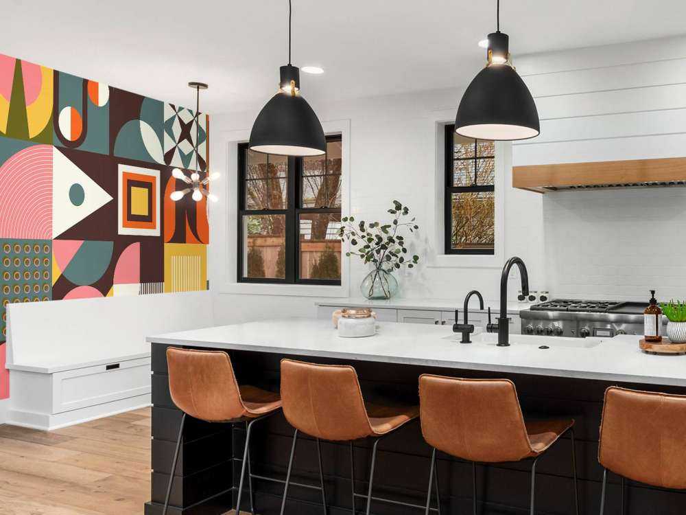 Bunte abstrakte Formen