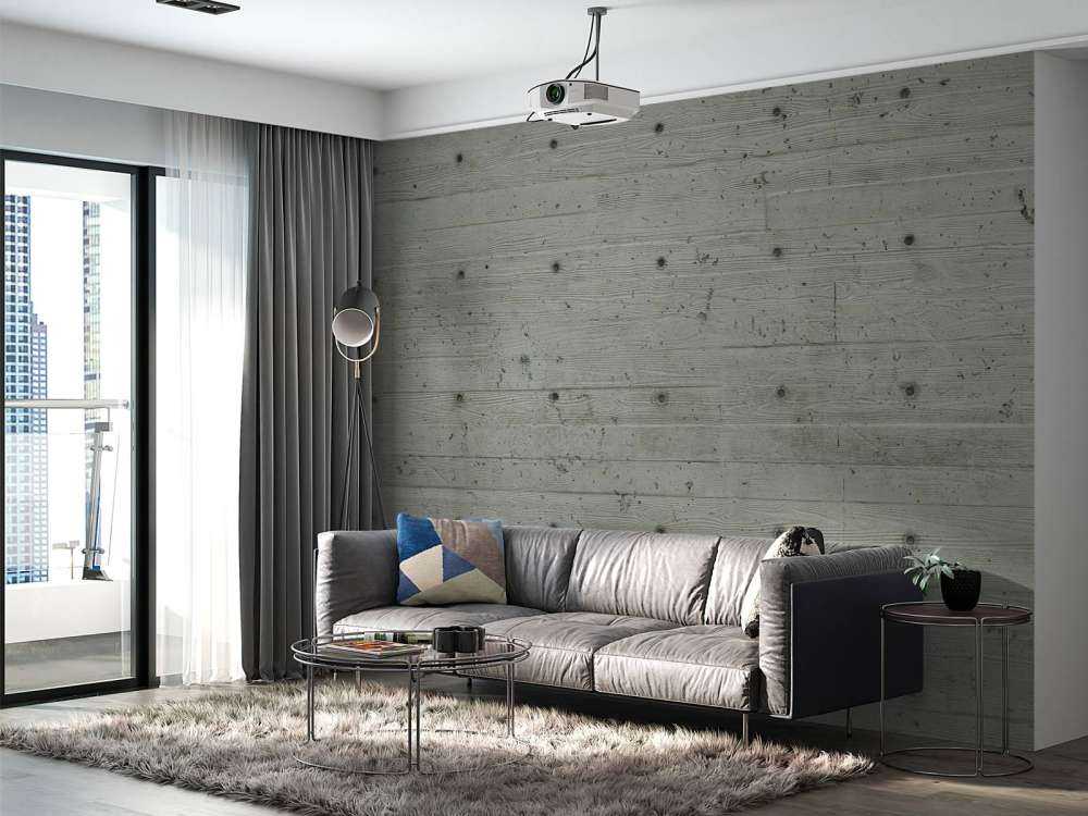 Beton mit Holzoptik