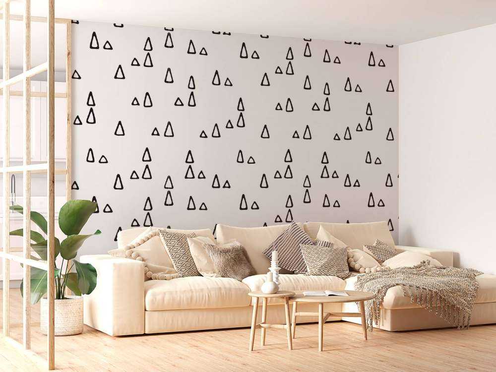 Schwarz-weiße Dreiecke