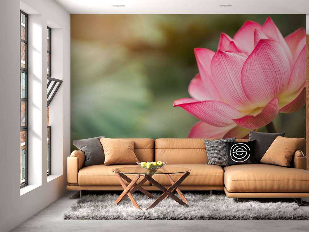 Lotus in Grün