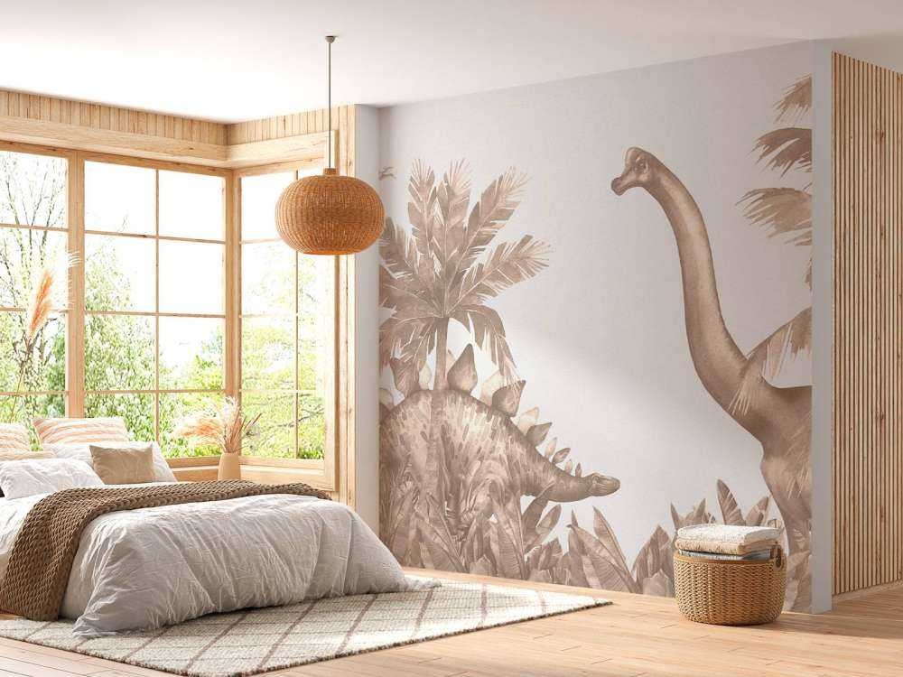 Dinosaurier in Taupe