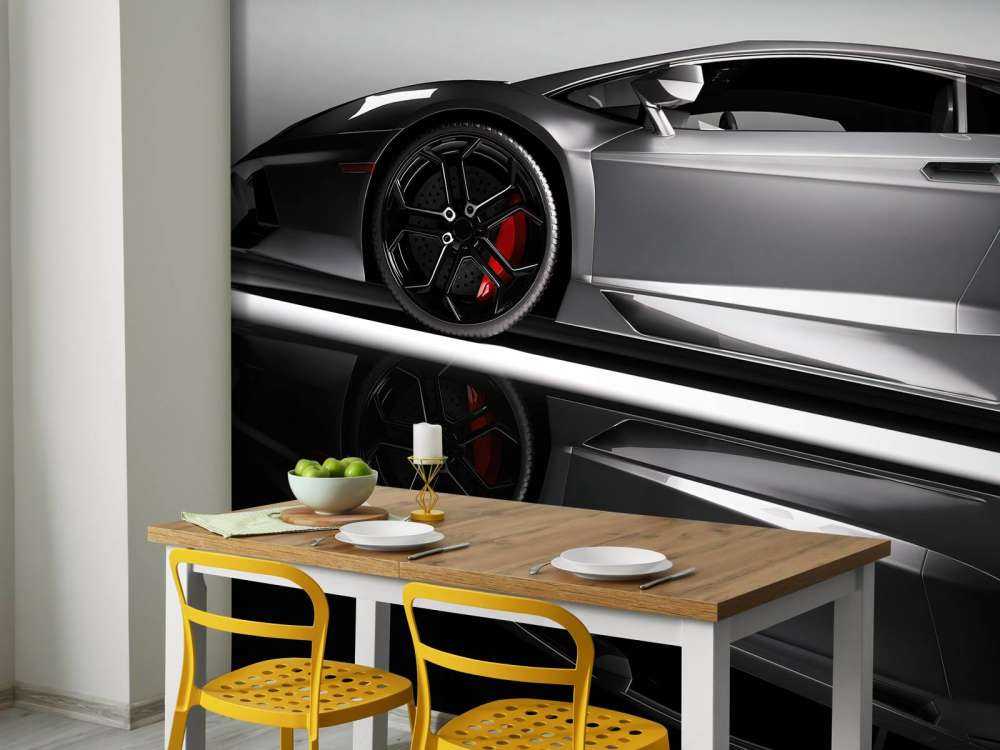 Grauer Lamborghini