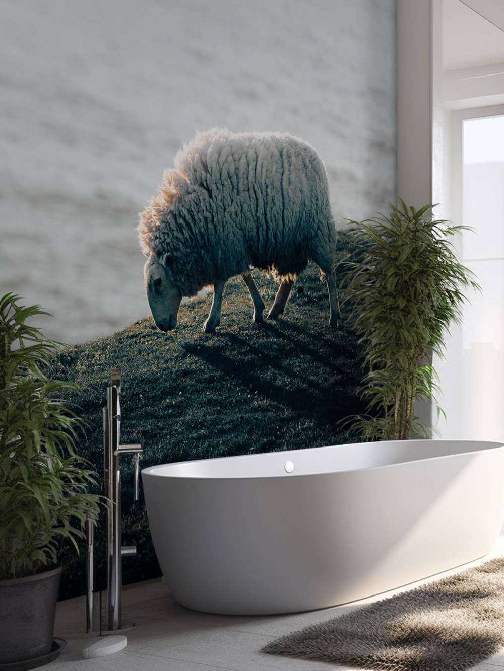 Weidende Schafe