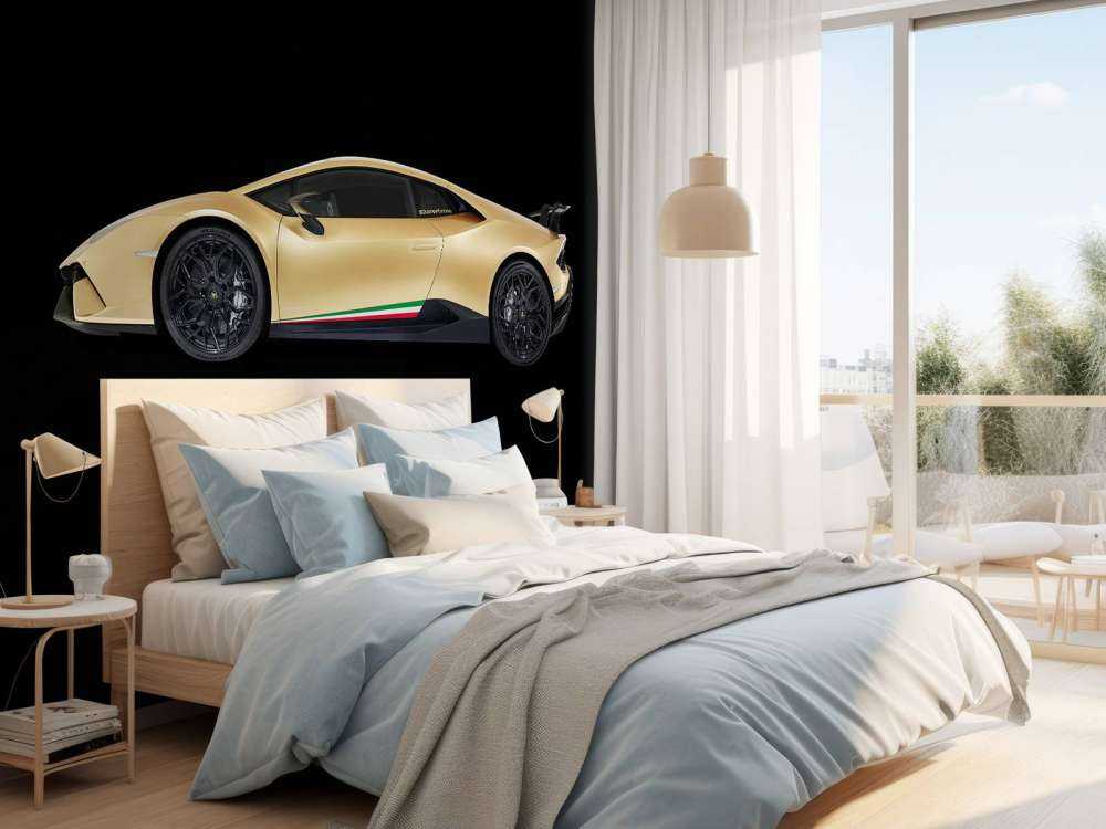 Lamborghini Huracán - Seite, schwarz