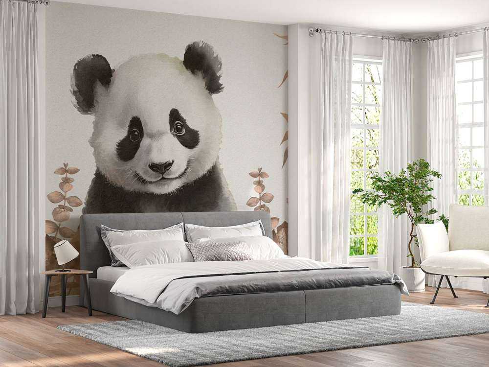 Kleiner Panda im Dschungel taupe