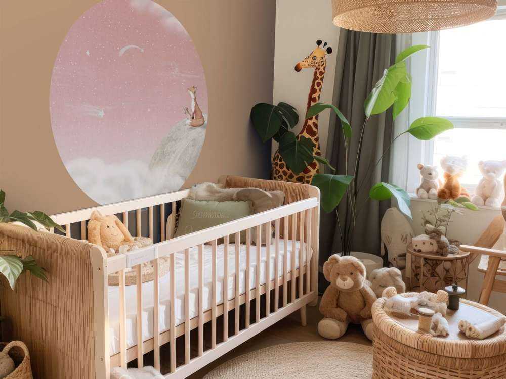 Fox on the Moon - Pink