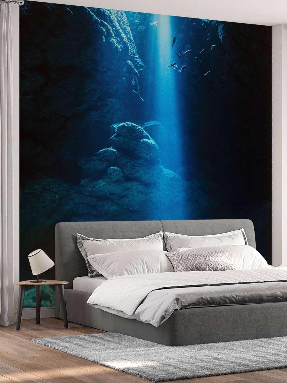 Licht in einer Höhle