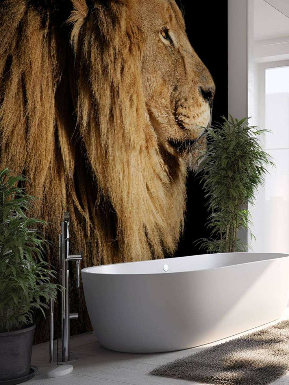 Seitenprofil Löwe