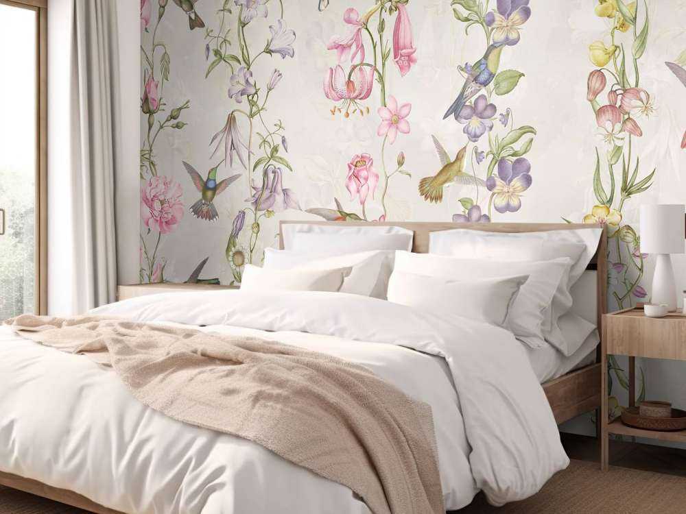 Weiden- und Gartenblumen Taupe