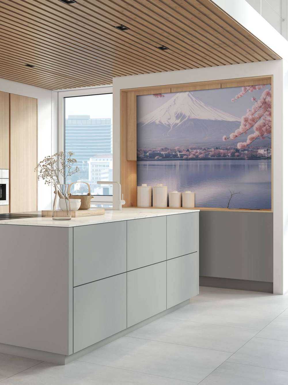 Mt.Fuji in the cherry blossoms