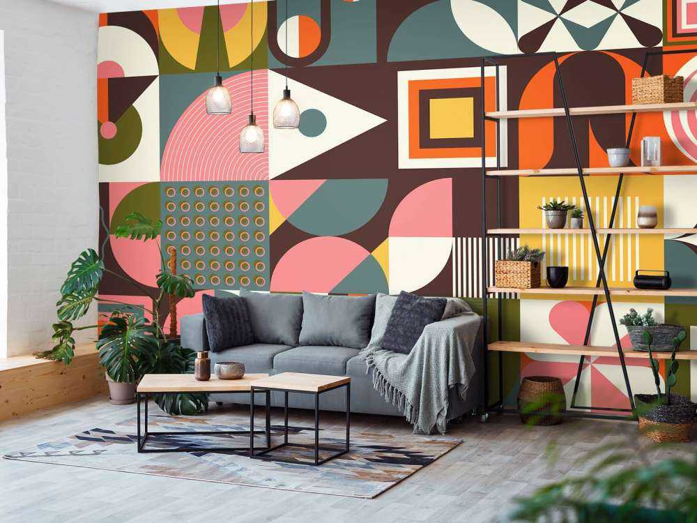 Bunte abstrakte Formen