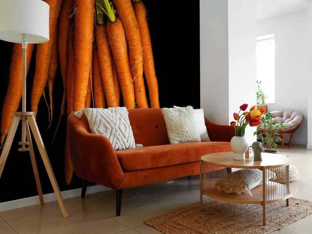 Orangene Wurzeln