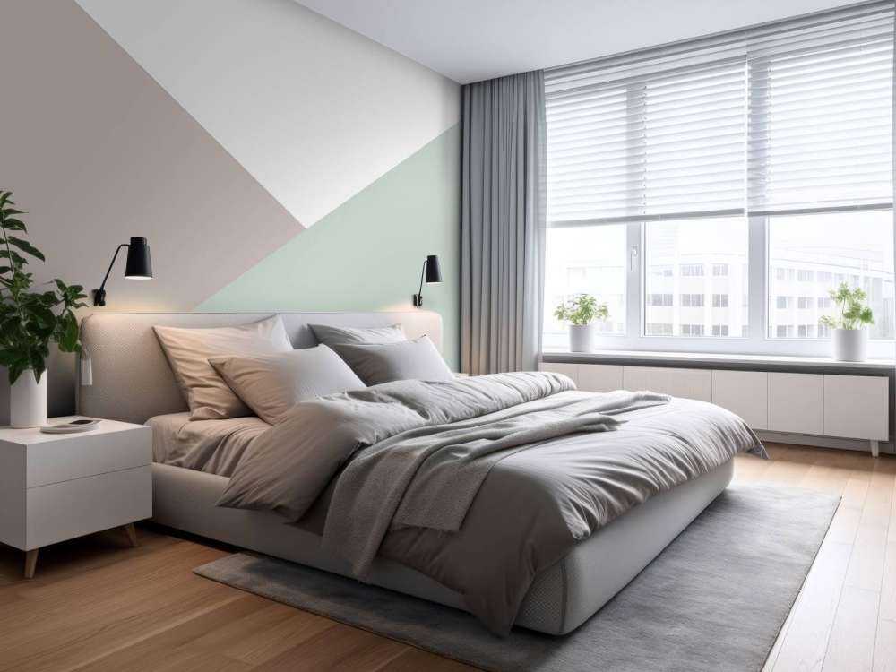 Pastellfarbene Dreiecke
