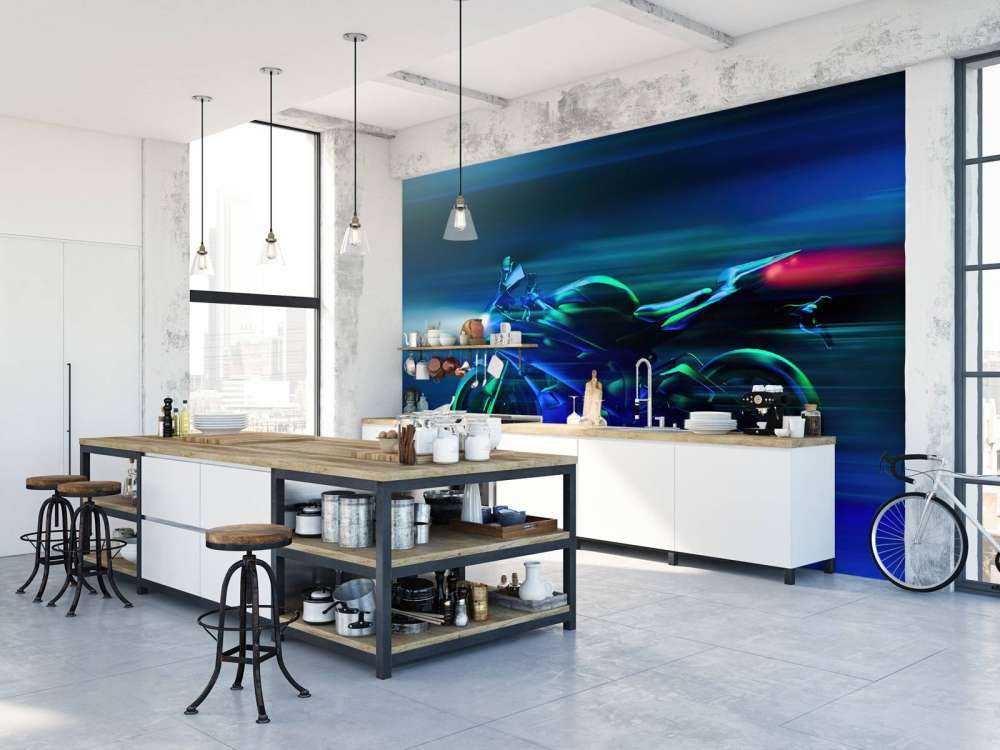 Futuristischer Motor