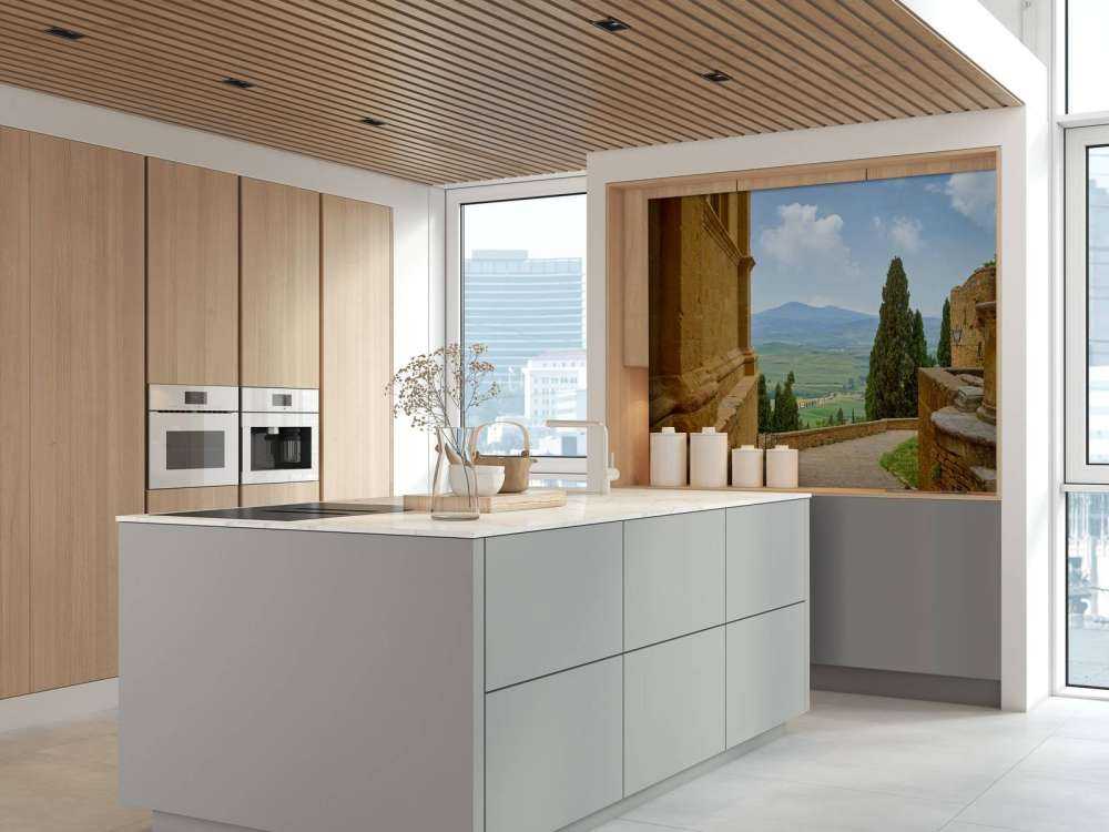 Treppe aus italienischem Dorf