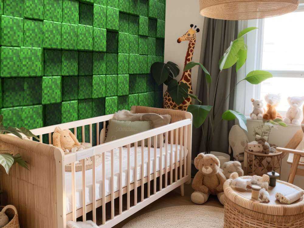 3D Minecraft Gras