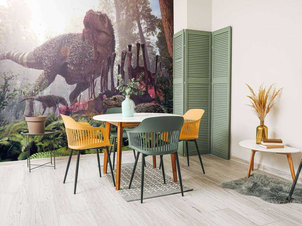 Tyrannosaurus Rex und seine Jungtiere