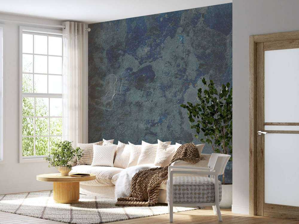 Blauer Beton
