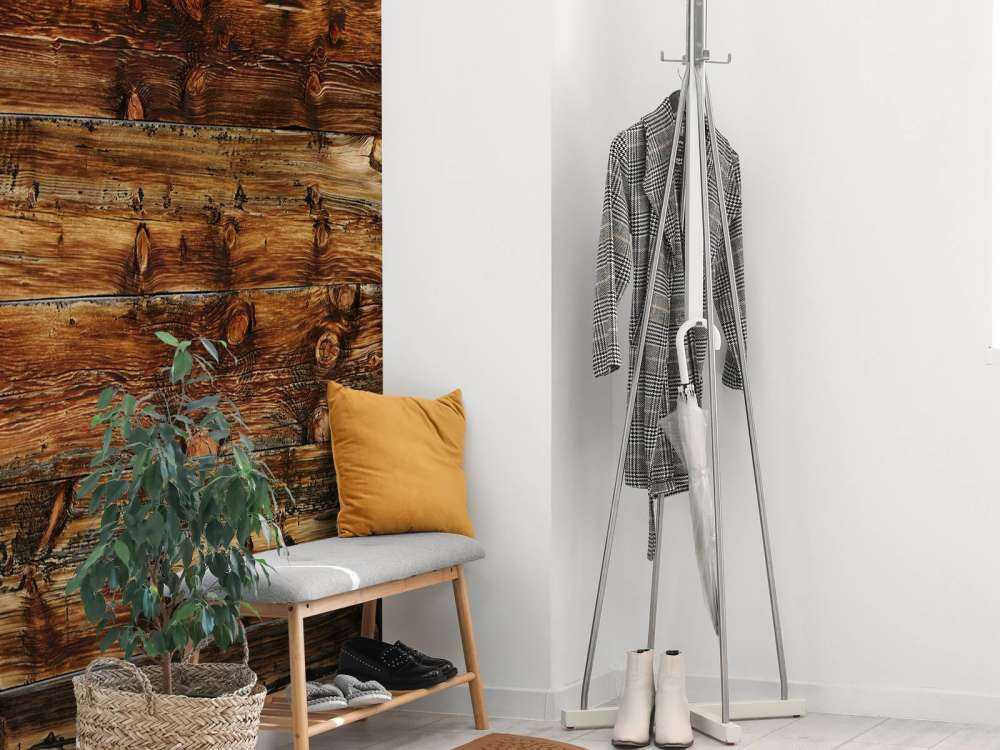 Geflammtes Holz