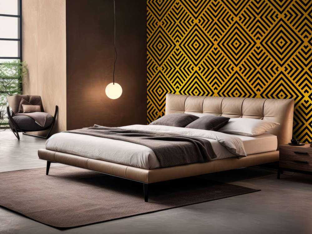 Schwarz und Gold Art Deco
