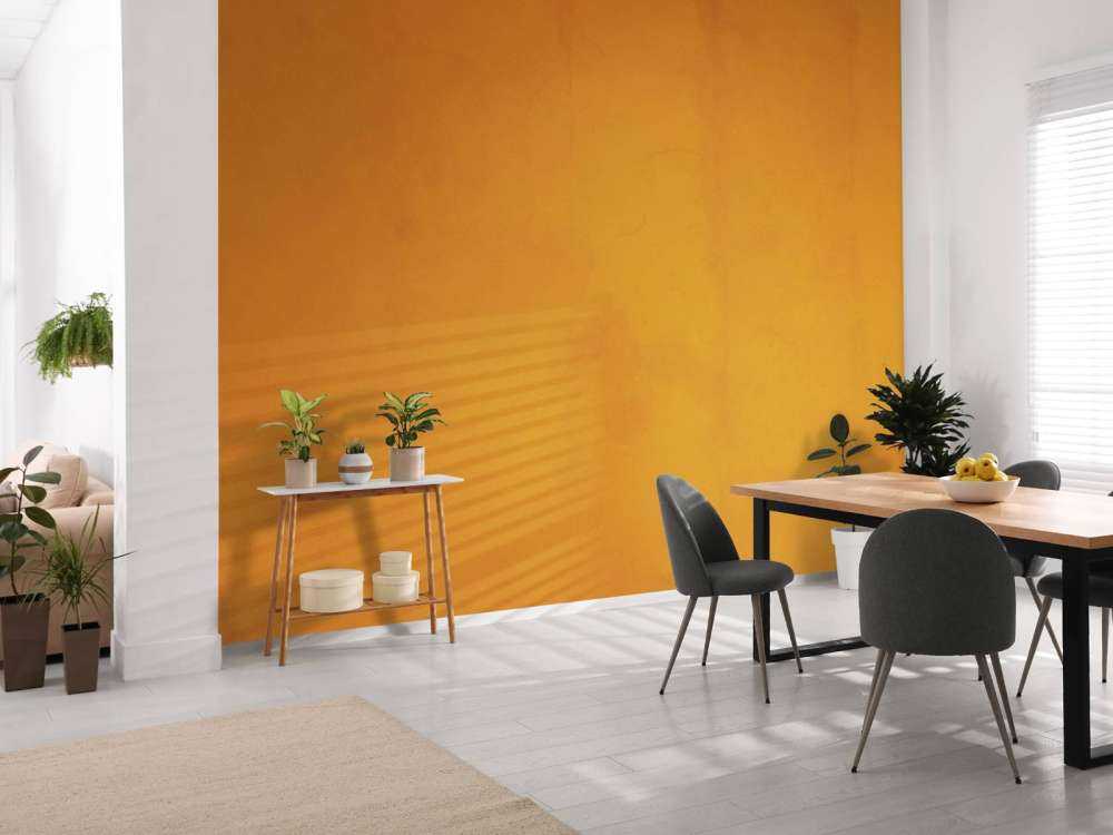Orangefarbener Beton