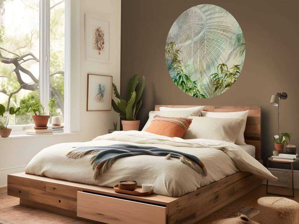 Gewächshaus mit tropischen Pflanzen