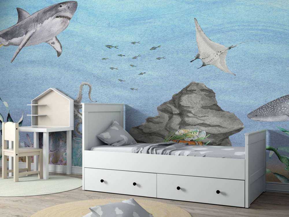 Unterwasserwelt mit Haien