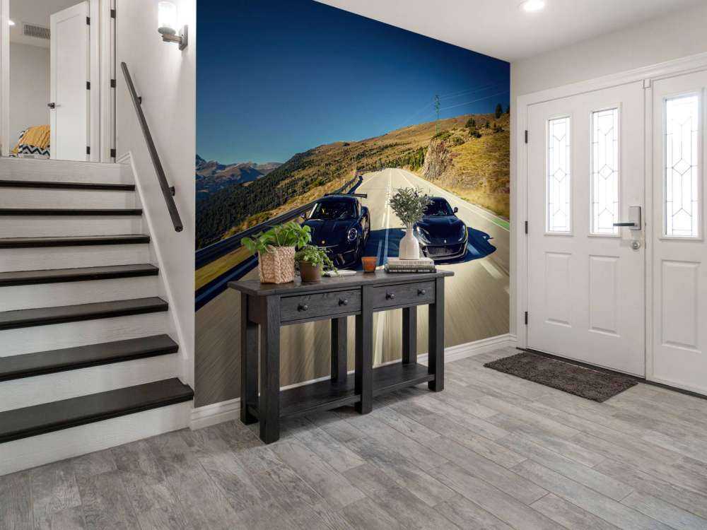 Schwarze Supersportwagen in Bergen